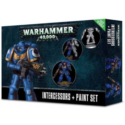 Настолна игра Warhammer 40k Games Workshop Intercessors & Paint Set